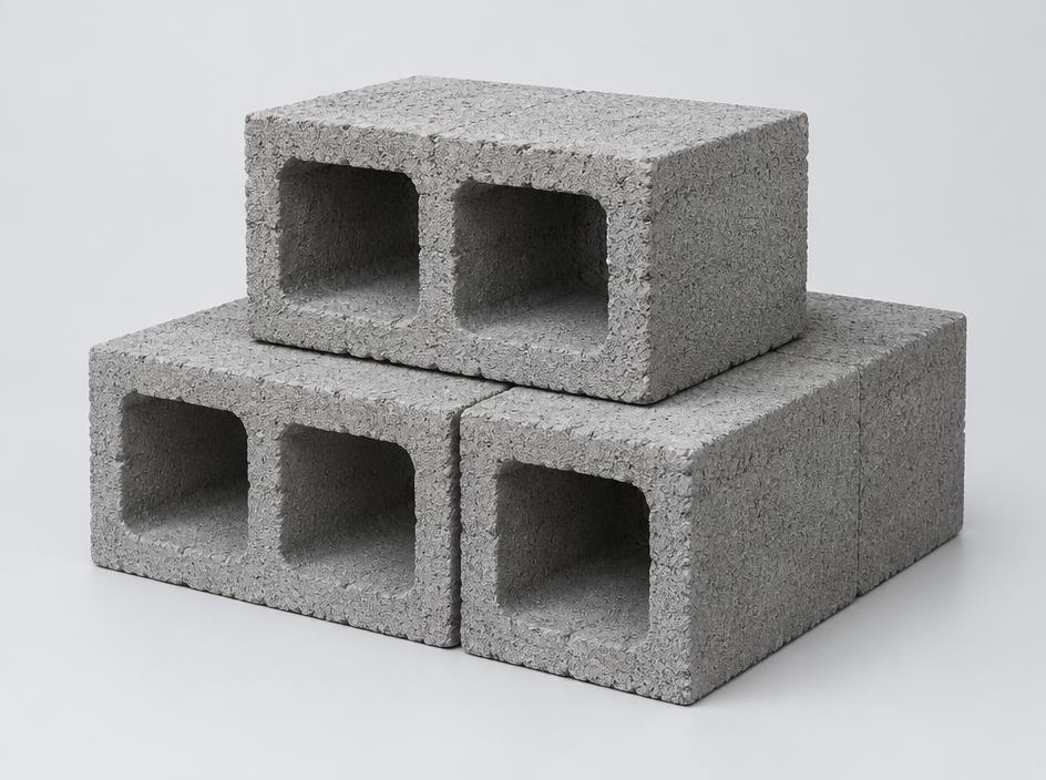 Bloque de hormigón 20×20×40